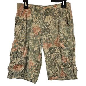 Urban Pipeline Cargo Shorts‎ Gorpcore Hawaiian Camo Floral Green 30* (*Tag 29)